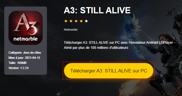 Installer A3: STILL ALIVE sur PC 