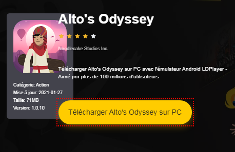 Installer Alto's Odyssey sur PC 