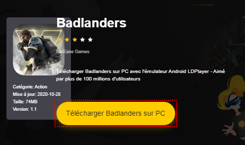 Installer Badlanders sur PC 