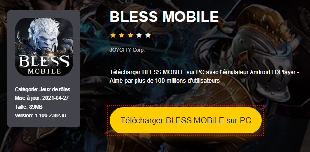 Installer BLESS MOBILE sur PC 