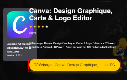 Installer Canva: Design Graphique, Carte & Logo Editor sur PC