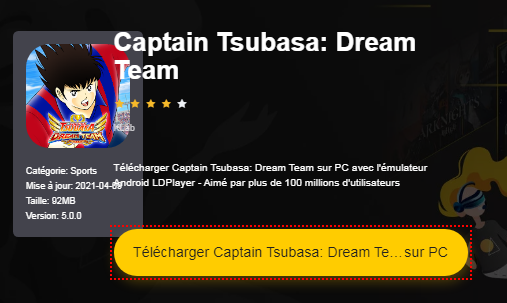 Installer Captain Tsubasa: Dream Team sur PC 