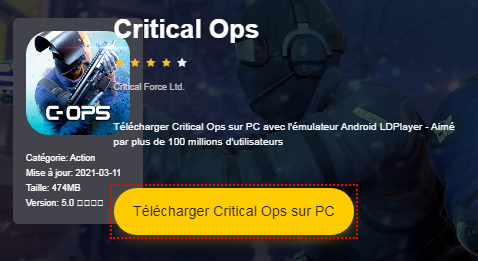 Installer Critical Ops sur PC 