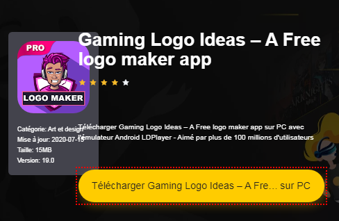 Installer Gaming Logo Ideas – A Free logo maker app sur PC