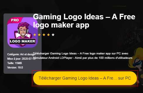 Installer Gaming Logo Ideas – A Free logo maker app sur PC 