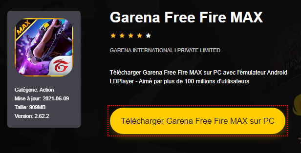 Installer Garena Free Fire MAX sur PC 