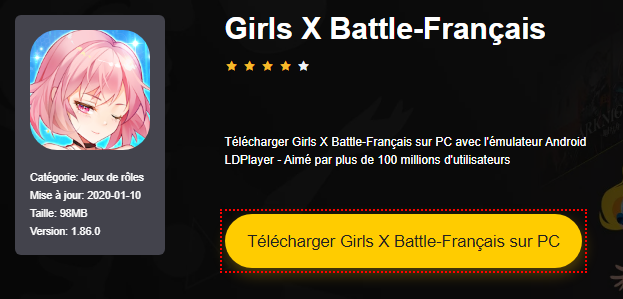 Installer Girls X Battle-Français sur PC 