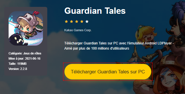 Installer Guardian Tales sur PC 