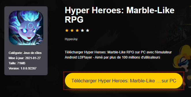 Installer Hyper Heroes: Marble-Like RPG sur PC 