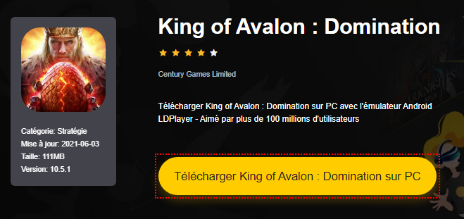 Installer King of Avalon : Domination sur PC 