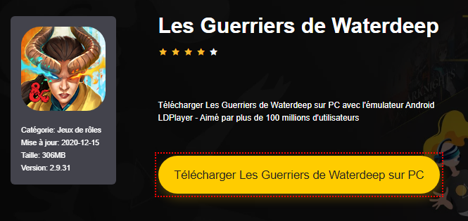 Installer Les Guerriers de Waterdeep sur PC