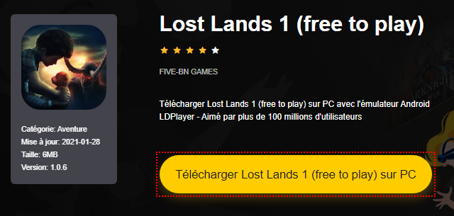 Installer Lost Lands 1 (free to play) sur PC 