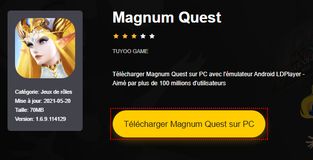 Installer Magnum Quest sur PC 