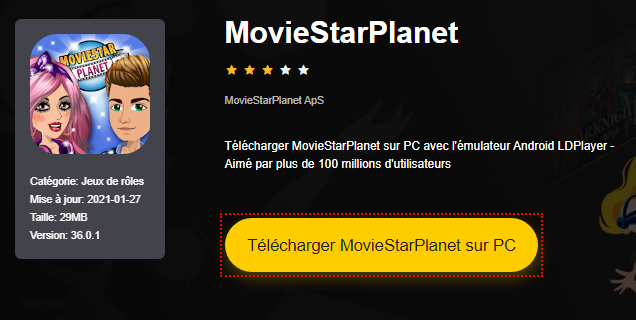 Installer MovieStarPlanet sur PC 