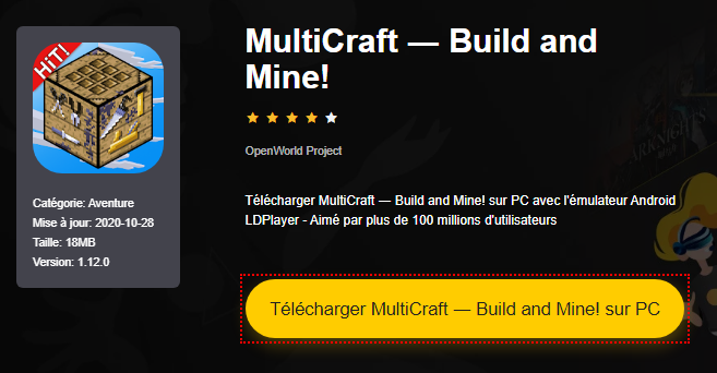 Installer MultiCraft ― Build and Mine! sur PC 