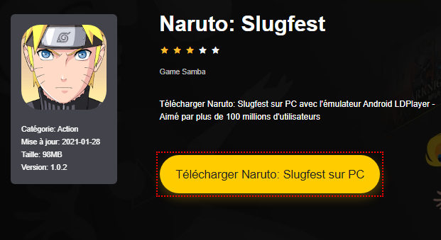 Installer Naruto: Slugfest sur PC 