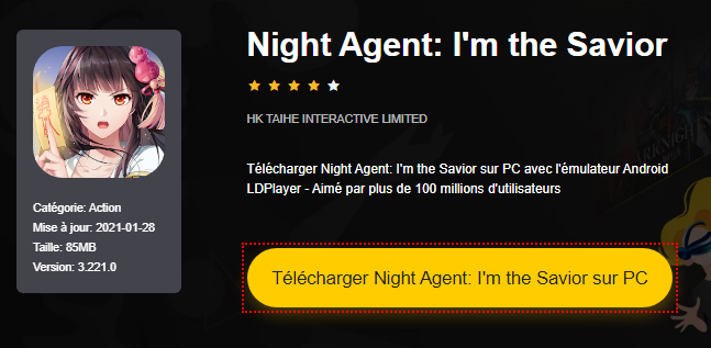 Installer Night Agent: I'm the Savior sur PC 