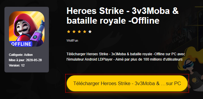 Installer Heroes Strike - 3v3Moba & bataille royale -Offline sur PC 