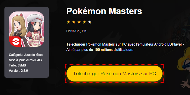 Installer Pokémon Masters sur PC 