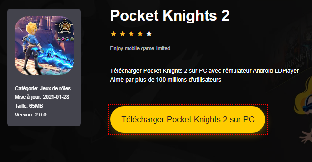 Installer Pocket Knights 2 sur PC 