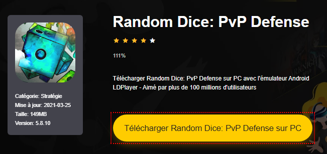 Installer Random Dice: PvP Defense sur PC 