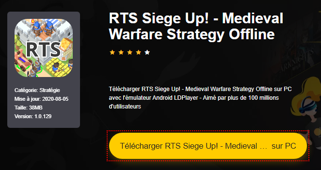 Installer RTS Siege Up! - Medieval Warfare Strategy Offline sur PC 