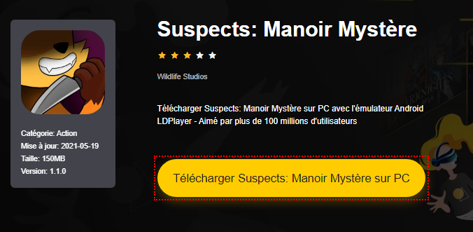 Installer Suspects: Manoir Mystère sur PC 