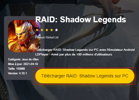 Installer RAID: Shadow Legends sur PC 