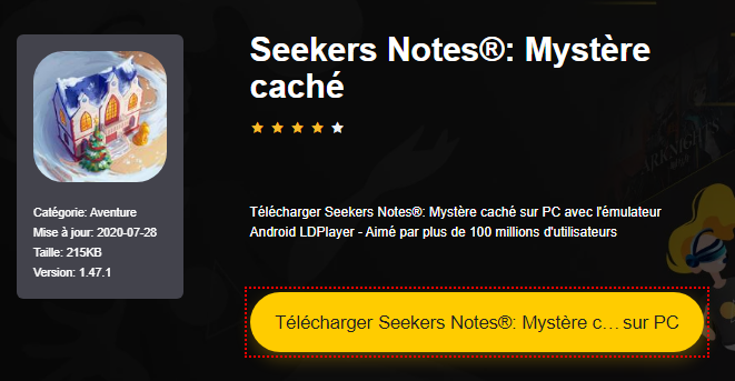 Installer Seekers Notes®: Mystère caché sur PC 