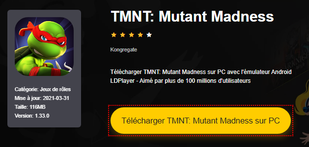 Installer TMNT: Mutant Madness sur PC 