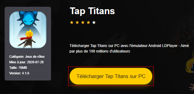 Installer Tap Titans sur PC 