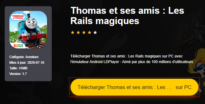 Installer Thomas et ses amis : Les Rails magiques sur PC 