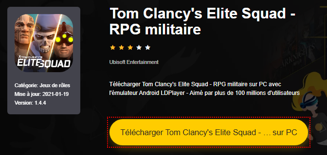 Installer Tom Clancy's Elite Squad - RPG militaire sur PC 