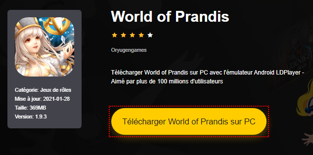 Installer World of Prandis sur PC 