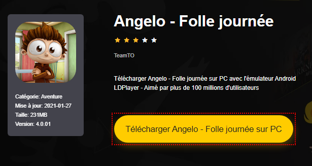 Installer Angelo - Folle journée sur PC 