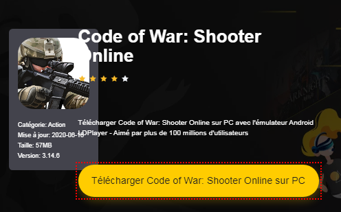 Installer Code of War: Shooter Online sur PC 