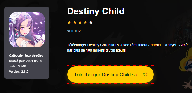 Installer Destiny Child sur PC 