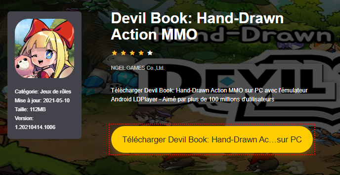 Installer Devil Book: Hand-Drawn Action MMO sur PC 