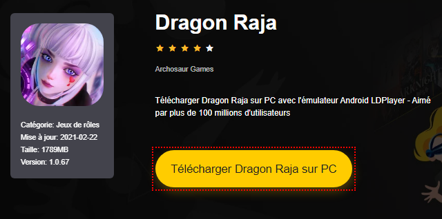 Installer Dragon Raja sur PC 