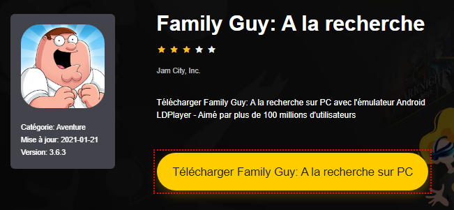 Installer Family Guy: A la recherche sur PC 