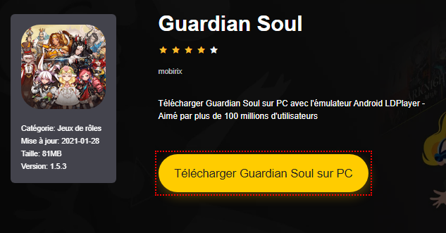 Installer Guardian Soul sur PC 