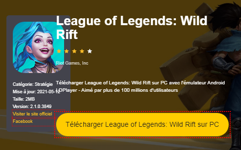 Installer League of Legends: Wild Rift sur PC 