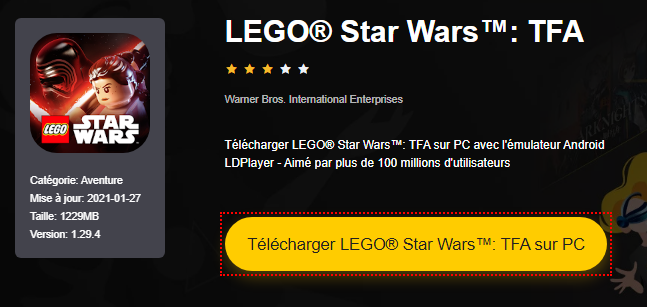 Installer LEGO® Star Wars™: TFA sur PC 