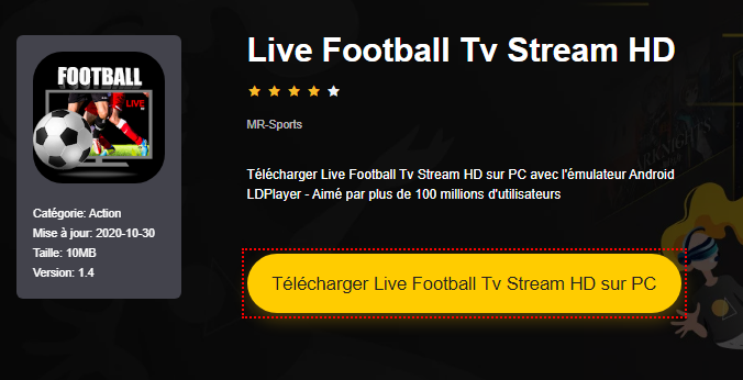 Installer Live Football Tv Stream HD sur PC 