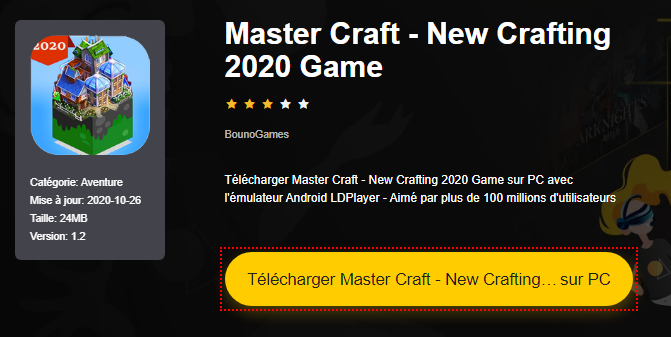 Installer Master Craft - New Crafting 2020 Game sur PC 