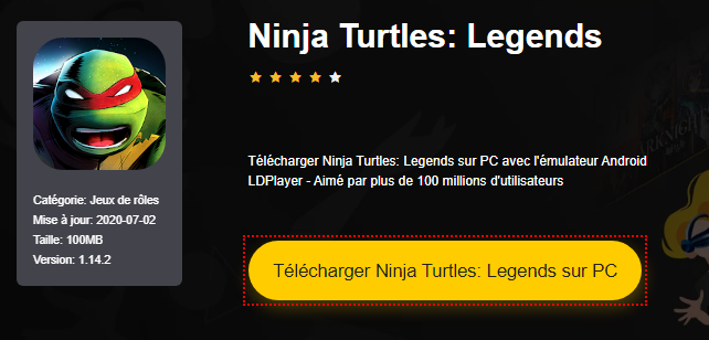 Installer Ninja Turtles: Legends sur PC 