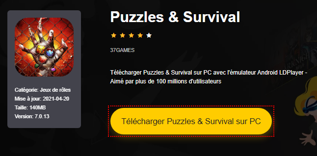 Installer Puzzles & Survival sur PC 