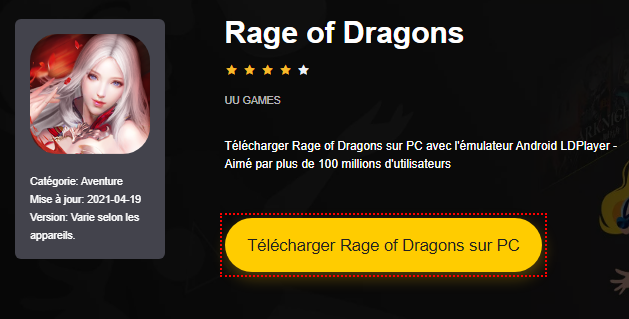 Installer Rage of Dragons sur PC 