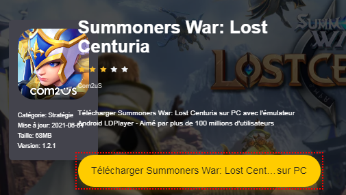 Installer Summoners War: Lost Centuria sur PC 