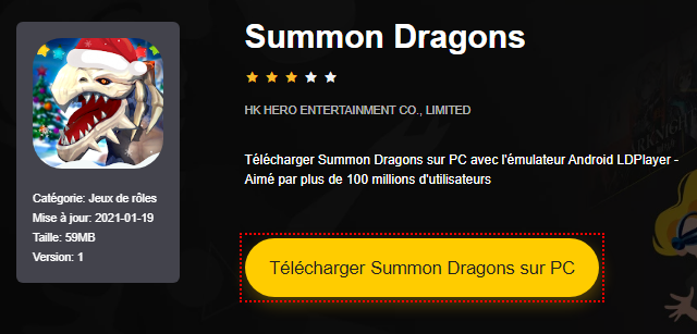 Installer Summon Dragons sur PC 